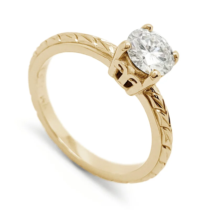 gold rings for women -Myra Yellow