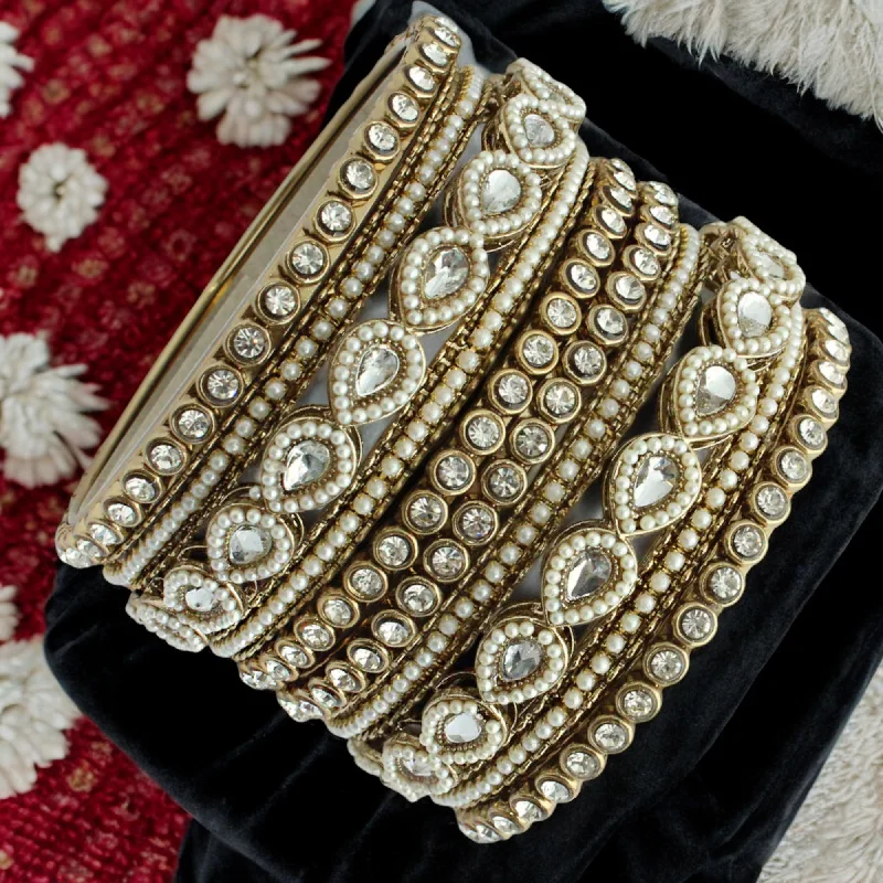 women’s party bangles -Bollywood Actress Inspired Pearl Chooda Bangles Set, Bollywood Kundan Bangles, Kundan Jewellery, Pearl Bangles Set, Bridal Jewellery Set, Pakistani Jewellery Set, Wedding Kada, Bridal Kada Set