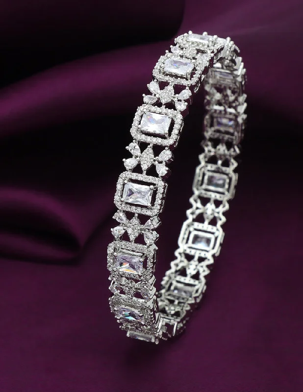 crystal bangles for women -Zircon Designer Bangles zbgl10947