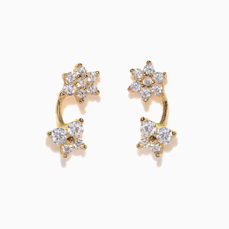 women’s luxury stud earrings -14k Fine Garden Party Stud Earrings