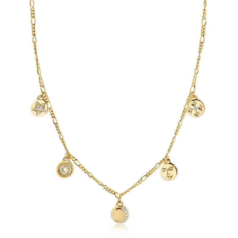 chic gold necklaces for women -Necklace Portofino